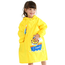 customized cartoon animal fun design fashion reusable waterproof suit hooded raincoat kids rainsuit